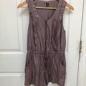 Purple metallic romper